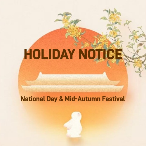 Avviso festivo per la Festa Nazionale e il Festival di metà autunno